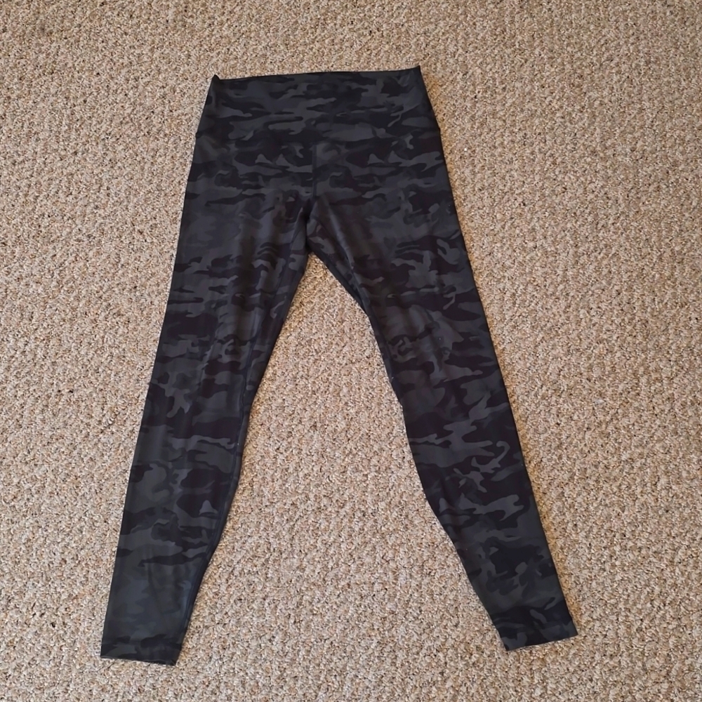 Lululemon Align Pant 28" Green Camo